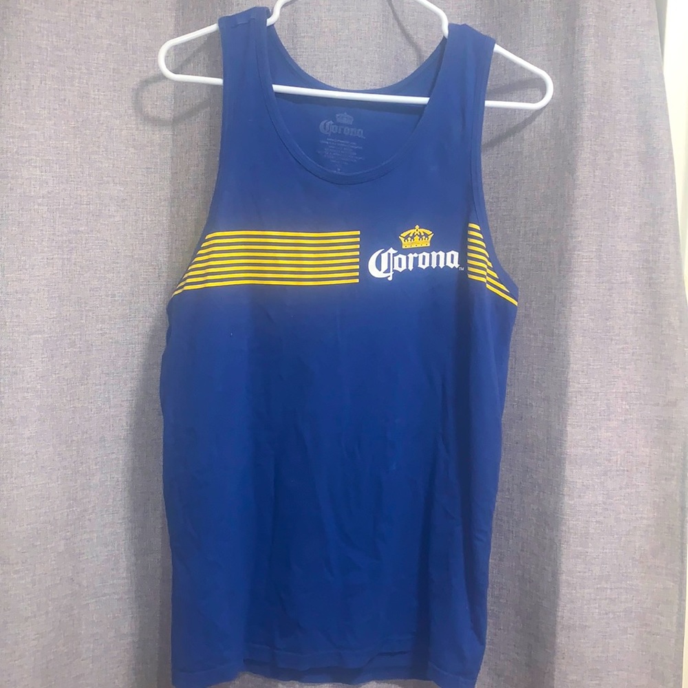 Cotton Corona Cerveza Tank Top